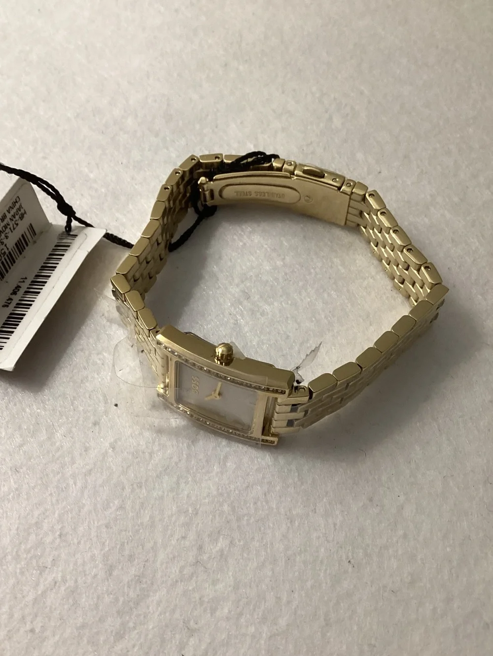 BOSS White-Dial Watch in a Gold Effect